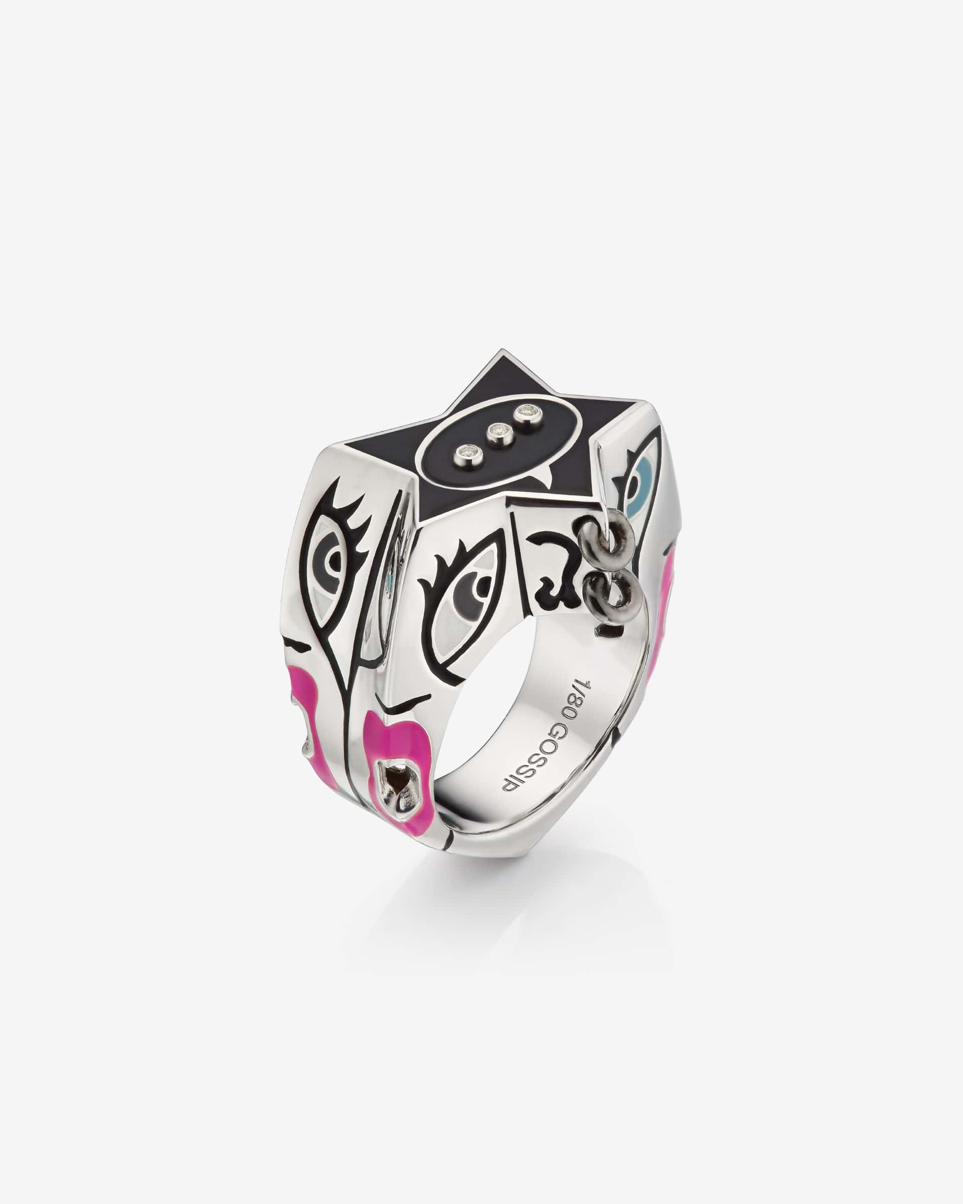Gossip Ring - Edition Two in Silver | Stephen Webster