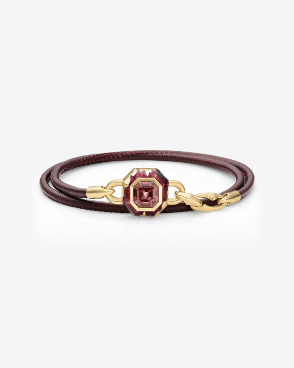 Interlock Leather Bracelet