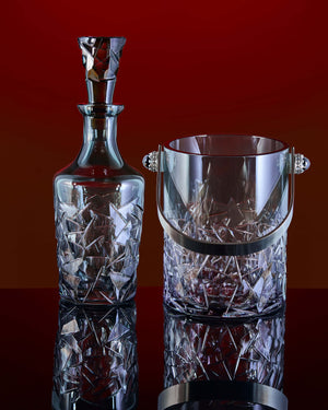 Rocks Off Ice Bucket With Handle - Smoke