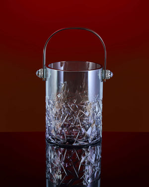 Rocks Off Ice Bucket With Handle - Smoke