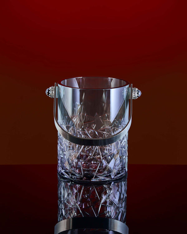 Rocks Off Ice Bucket With Handle - Smoke