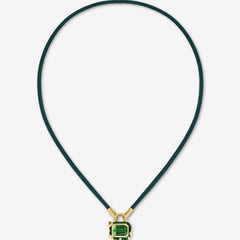Interlock Leather Pendant