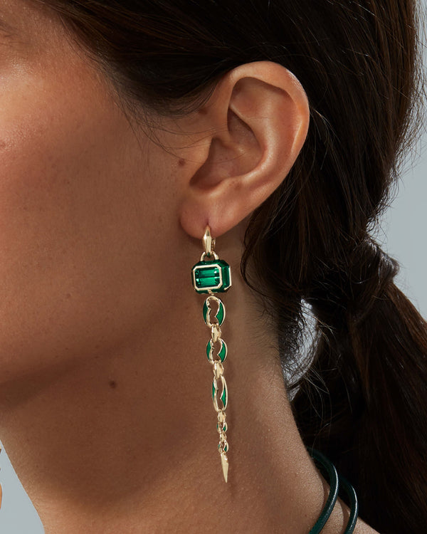 Interlock Chain Earrings