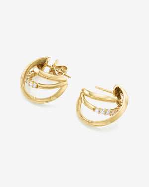 Unraveled Small Hoop Earrings