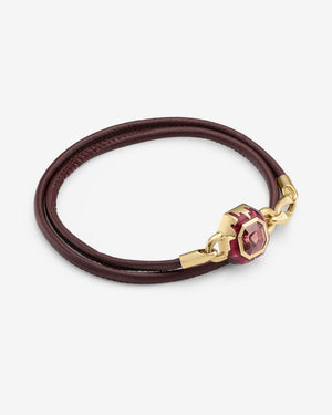 Interlock Leather Bracelet