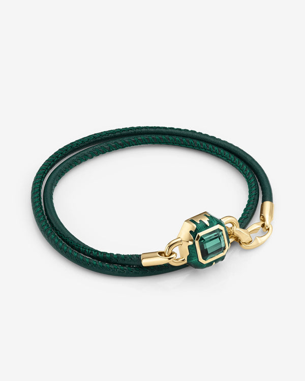 Interlock Leather Bracelet