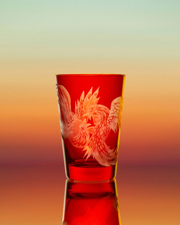 Cock Fight Tumbler