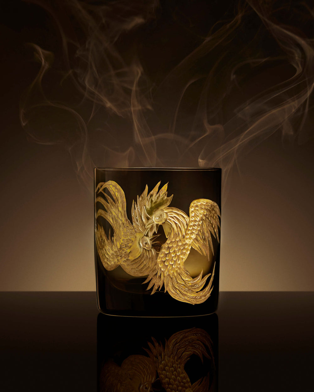 Cock Fight Double Old Fashioned Tumbler