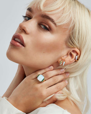 Crystal Haze Twister Ring