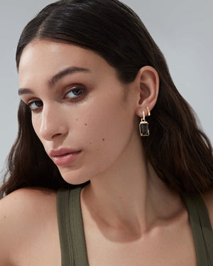 Crystal Haze Twister Earrings