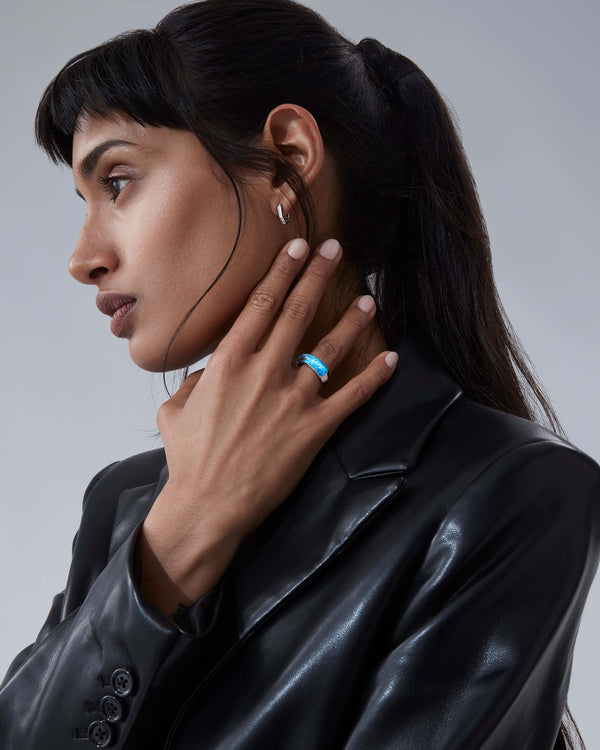 Crystal Haze Stack Ring