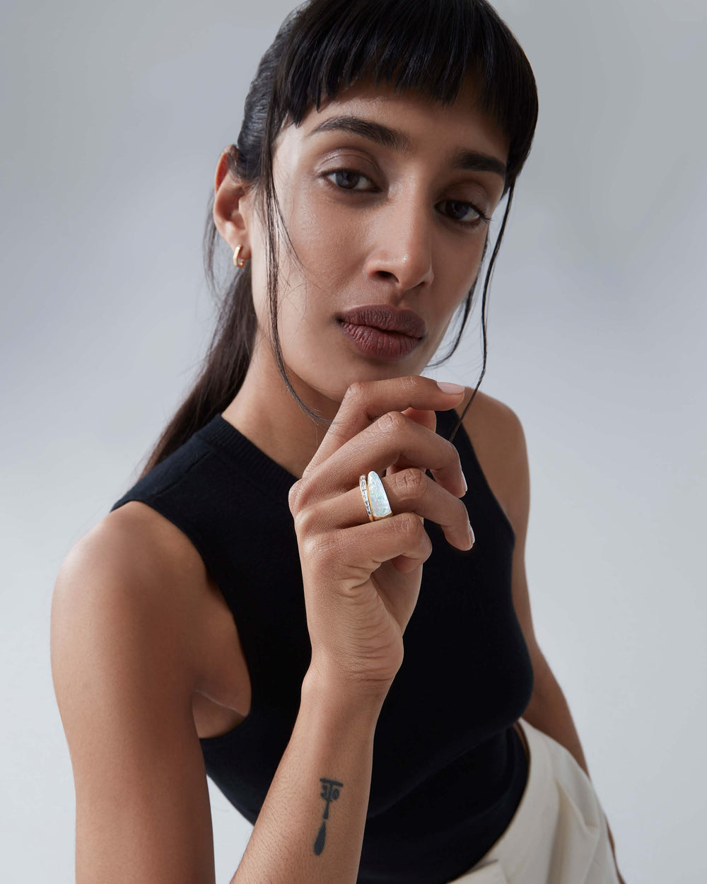 Crystal Haze Cocktail Ring