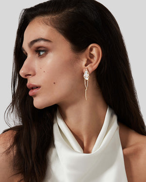 Crystal Haze Detachable Drop Earrings