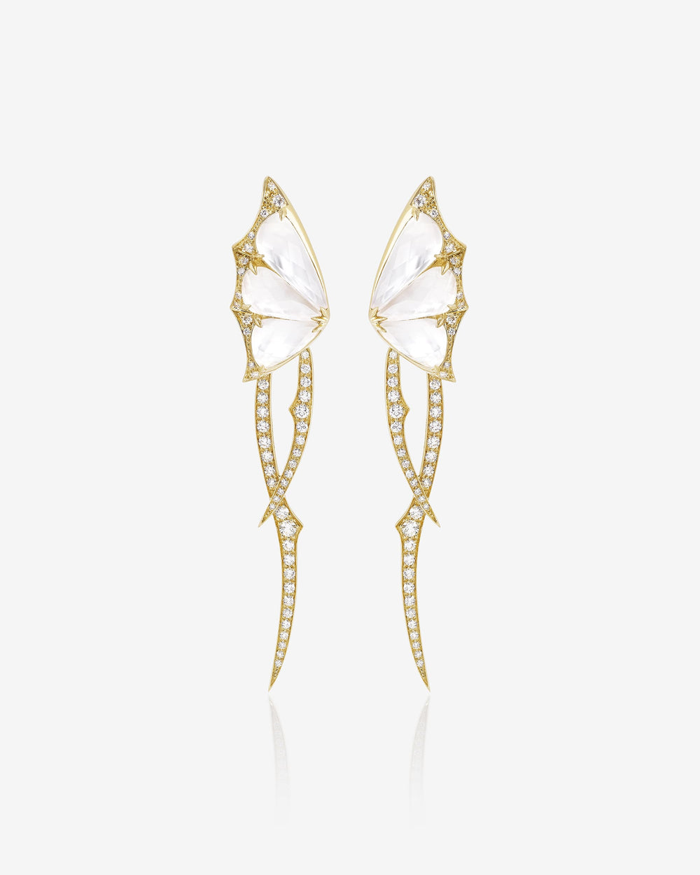 Crystal Haze Detachable Drop Earrings