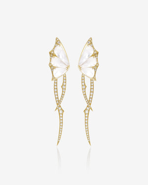 Crystal Haze Detachable Drop Earrings