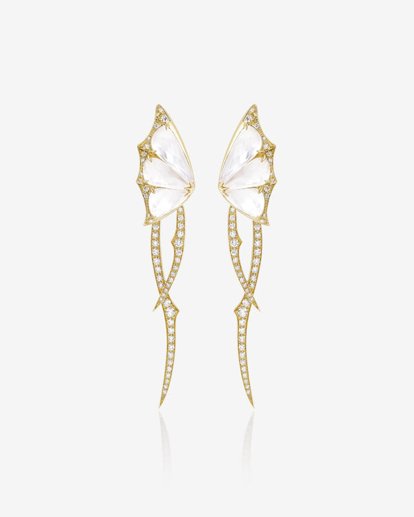 Crystal Haze Detachable Drop Earrings