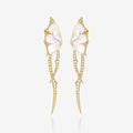 Crystal Haze Detachable Drop Earrings