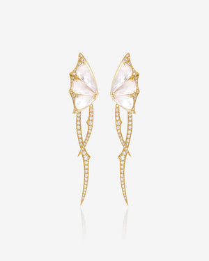 Crystal Haze Detachable Drop Earrings