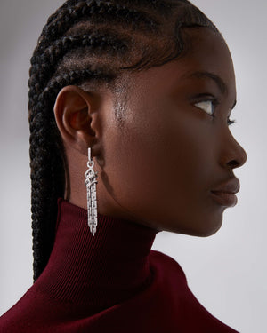 Forget Me Knot Cascade Earrings