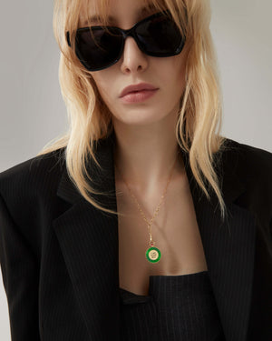 'I Wanna Be Your Ford Cortina' Gold Vinyl Pendant