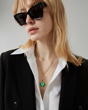 'I Wanna Be Your Twat' Gold Vinyl Pendant