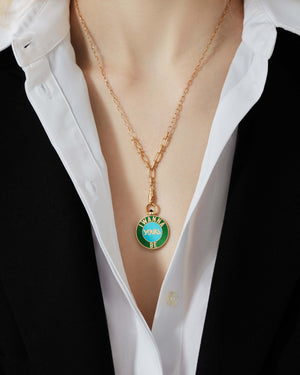 'I Wanna Be Your Twat' Gold Vinyl Pendant