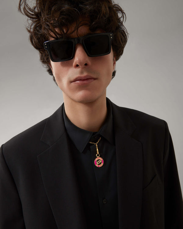 'I Wanna Be Your Twat' Gold Vinyl Pendant