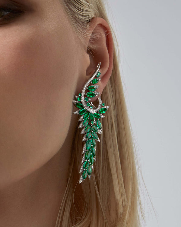 Plumage Long Earrings