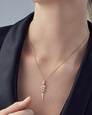 Tail Feather Drop Pendant