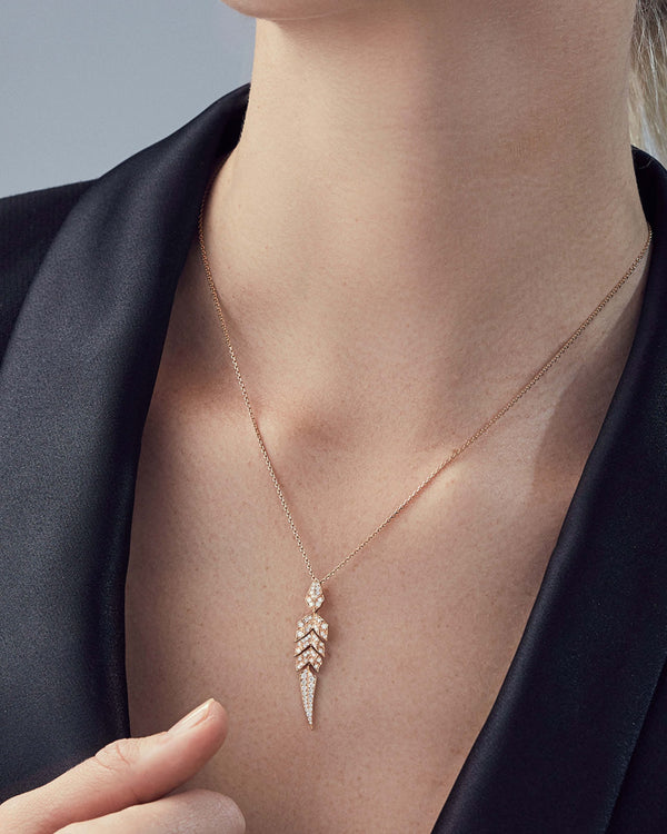 Tail Feather Drop Pendant