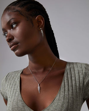 Tail Feather Drop Pendant