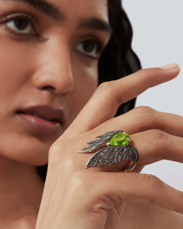 Pear Inner Cocktail Ring