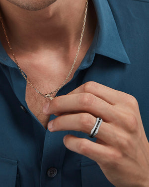 Quadrafoil Baguette Band