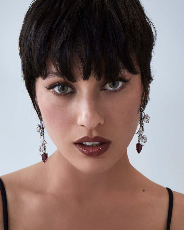 Poison Ivy Long Earrings