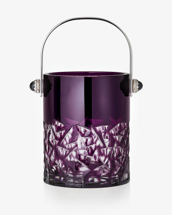 Rocks Off Ice Bucket With Handle - Amethyst