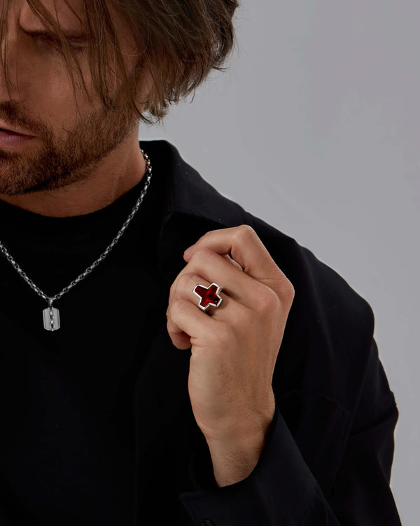 Sex & Drugs & Rock & Roll Enamel Ring