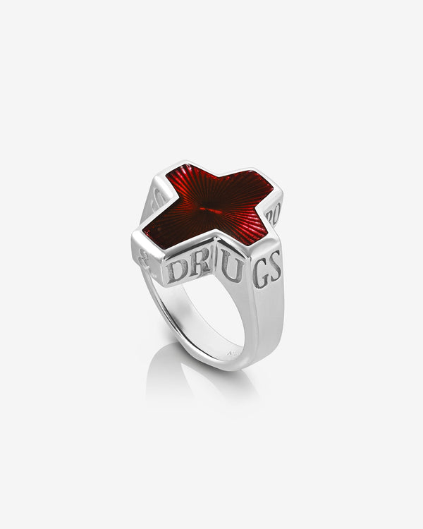 Sex & Drugs & Rock & Roll Enamel Ring