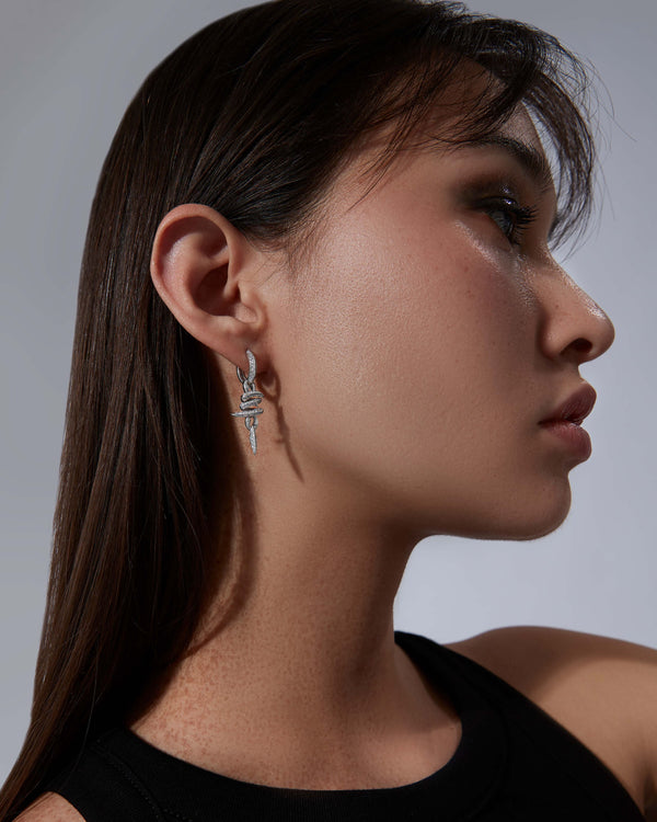 Entwined Drop Earrings