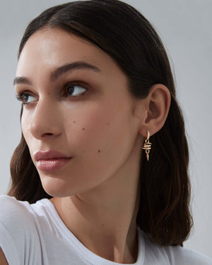 Entwined Drop Earrings