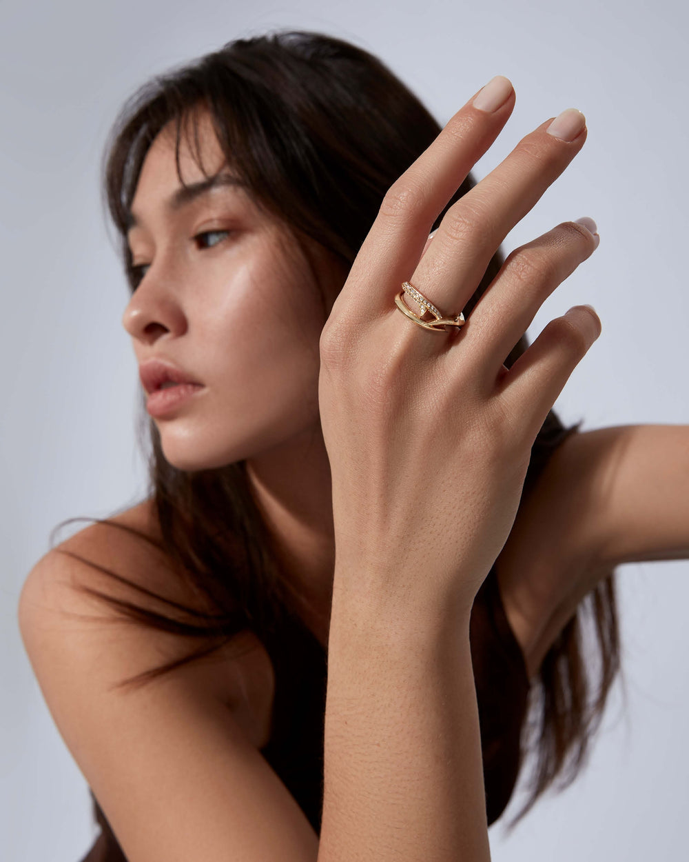 Bound Together Narrow Band Ring