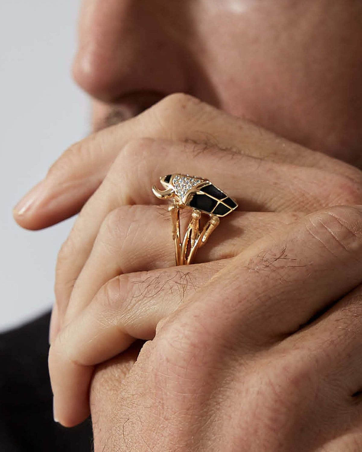 Beetle Shell Ring Toro Beetle Ring in 18K Gold | Stephen Webster