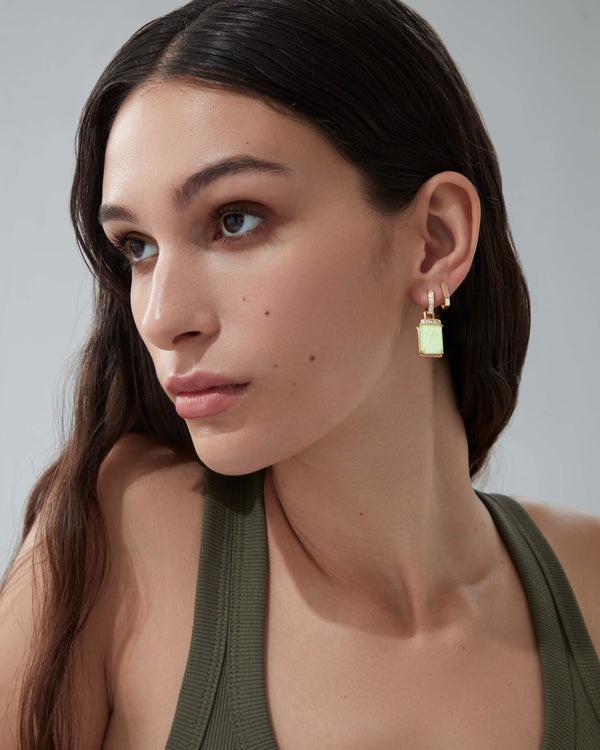 Crystal Haze Twister Earrings