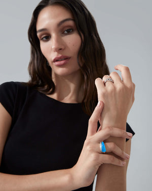 Crystal Haze Cocktail Ring