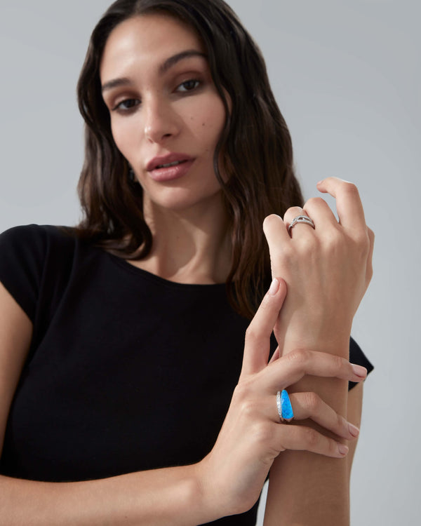 Crystal Haze Cocktail Ring