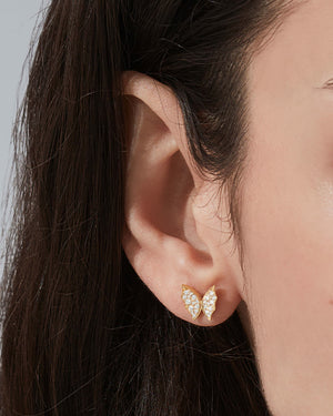Pavé Stud Earrings