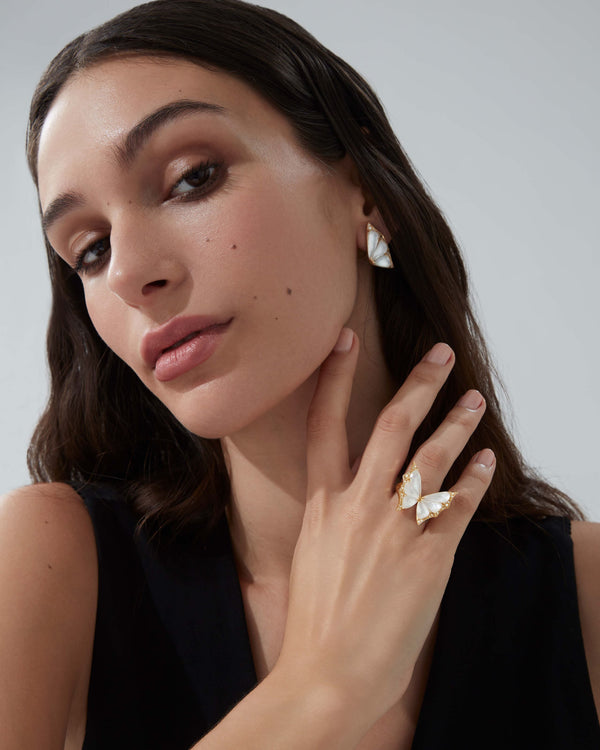 Crystal Haze Cuff Earrings