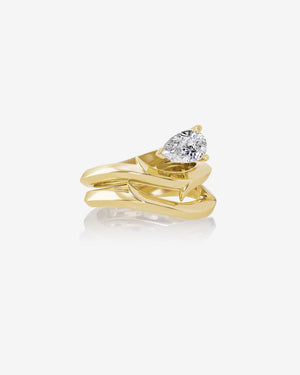 Thorn Floating Solitaire Slimline Ring