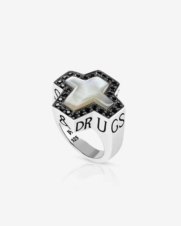sex-drugs-rock-n-roll-cross-ring-silver-mother-of-pearl-front
