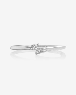 Pavé Open Wing Bangle
