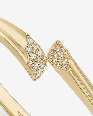 Pavé Open Wing Bangle